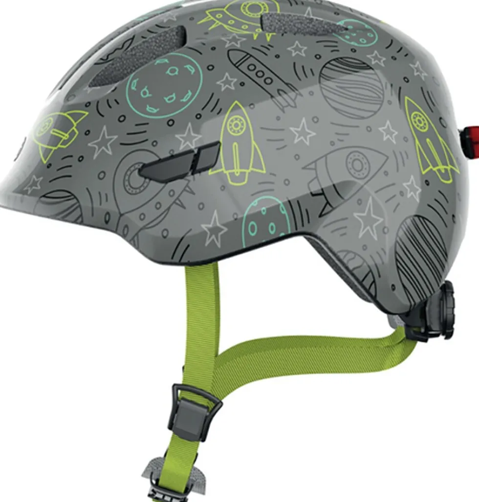 ABUS Kinder-Freizeithelm "Smiley 3.0 LED" grey space