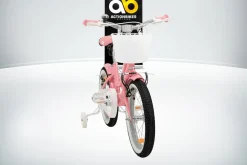 Actionbikes Kinderfahrrad Starlight 16 Zoll, Rosa, Stützräder, Fahrradkorb, Klingel, Kettenschutz (Classic)
