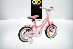Actionbikes Kinderfahrrad Starlight 12 Zoll, Rosa, Stützräder, Fahrradkorb, Klingel, Kettenschutz (Classic)