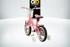Actionbikes Kinderfahrrad Starlight 12 Zoll, Rosa, Stützräder, Fahrradkorb, Klingel, Kettenschutz (Classic)