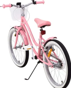 Actionbikes Kinderfahrrad Starlight 20 Zoll, Rosa, Fahrradständer, Korb, Klingel, Kettenschutz (Classic)