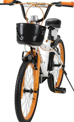 Actionbikes Kinderfahrrad Timson 20 Zoll, V-Brake-Bremsen, höhenverstellbar, Fahrradständer, Korb