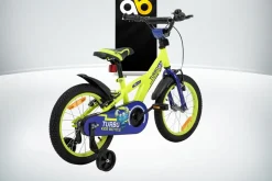 Actionbikes Kinderfahrrad Turbo 16 Zoll, Stützräder, V-Brake-Bremsen, Lenker-/Kettenschutz, Klingel