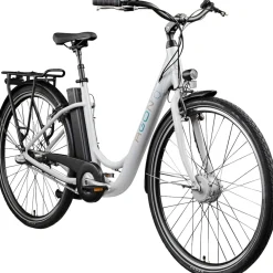 Agon Aurora 28 Zoll E-Bike 28 Zoll Citybike bis 130 km Damen Herren 150 - 175 cm Pedelec Elektrofahrrad 3 Gang und Beleuchtung StVZO
