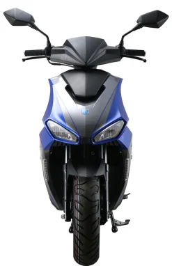 Alpha Motors Mofaroller Mustang FI 50 ccm 25 kmh EURO 5 blau-grau