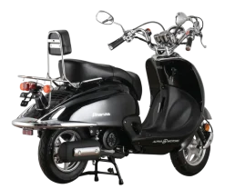 Alpha Motors Mofaroller Retro Firenze 50 ccm 25 kmh EURO 5 schwarz