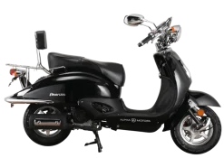 Alpha Motors Mofaroller Retro Firenze 50 ccm 25 kmh EURO 5 schwarz
