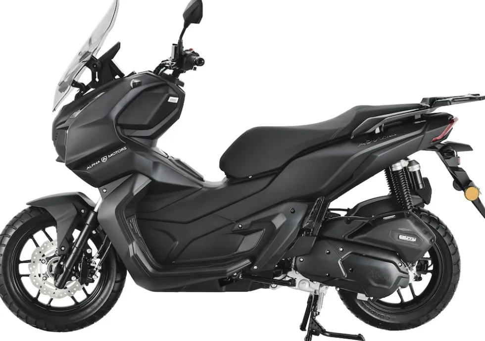 Alpha Motors Motorroller ADV X-treme 125 ccm 90 km/h EURO 5+ schwarz