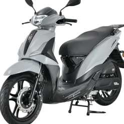 Alpha Motors Motorroller Libero 125 ccm 90 km/h EURO 5+ 16-Zoll grau-schwarz