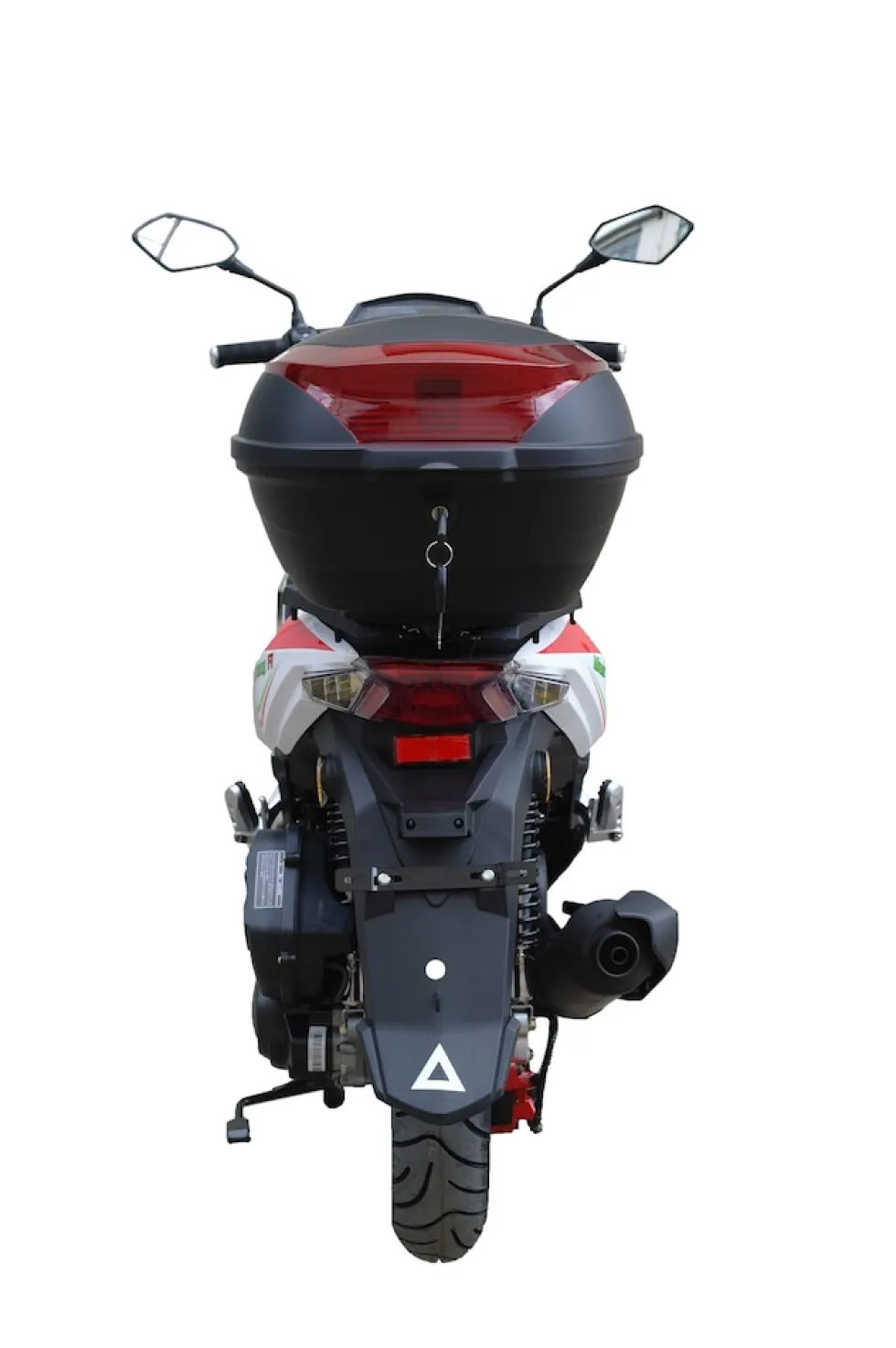 Alpha Motors Motorroller Mustang FI 125 ccm 85 kmh EURO 5+ mattschwarz inkl. Topcase
