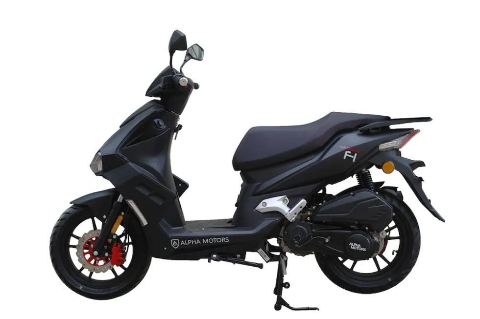 Alpha Motors Motorroller Mustang 125 ccm 85 kmh EURO 5+ mattschwarz