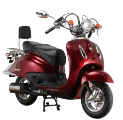 Alpha Motors Motorroller Retro Firenze 125 ccm 85 km/h EURO 5+ weinrot