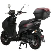 Alpha Motors Motorroller Speedstar FI 50 ccm 45 km/h EURO 5 mattschwarz inkl. Topcase