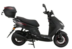 Alpha Motors Motorroller Speedstar FI 50 ccm 45 km/h EURO 5 mattschwarz inkl. Topcase