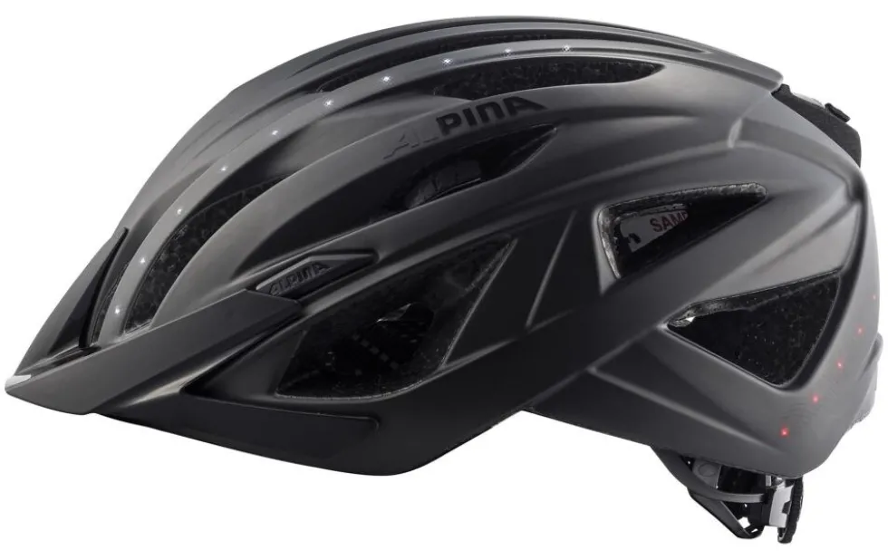 Alpina City- Helm Haga LED schwarz