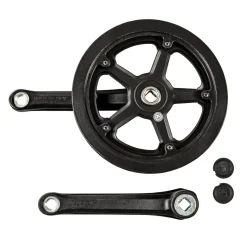 Amar Force 1 Kurbelgarnitur Fahrrad Kettenblatt 46 Zähne Fahrradkurbel 170 mm Kettenradgarnitur einfach Aluminium