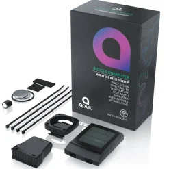 Aplic Sport Fahrradcomputer mit 17 Funktionen kabellos, inkl. Geschwindigkeitssensor & Temperaturanzeige