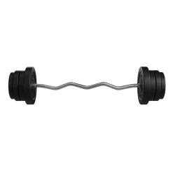 Artsport 3in1 Hantelset mit 2 Kurzhanteln, 1 Langhantel & 1 SZ Curlhantel – 12 Gewichte mit 60kg