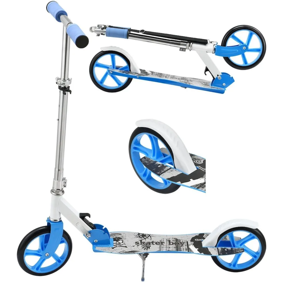 ArtSport Scooter Cityroller Graffity Big Wheel 205mm Räder klappbar höhenverstellbar - ab 3 Jahre