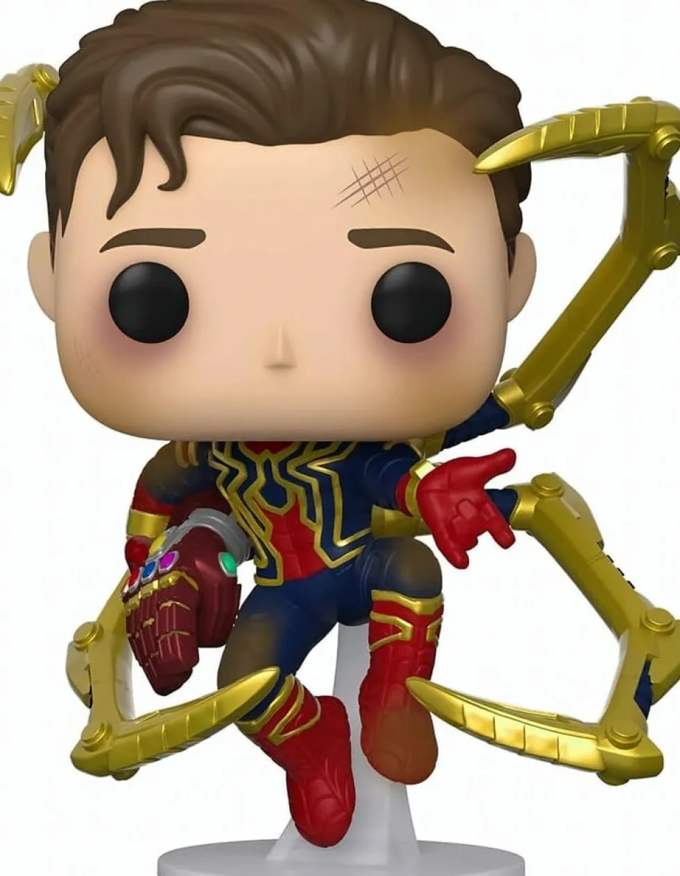 Avengers: Endgame POP! Movies Vinyl Figur Unmasked Spider-Man 9 cm