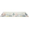 Baby Vivo Spielmatte / Spielteppich für Kinder doppelseitig mit Straße 200 x 180 cm - Kaktus