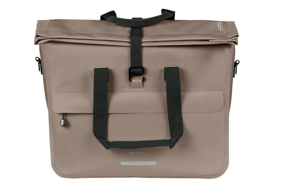 BASIL Commuter-Tasche Urban Dry Neo MIK Hooks, salbeibraun