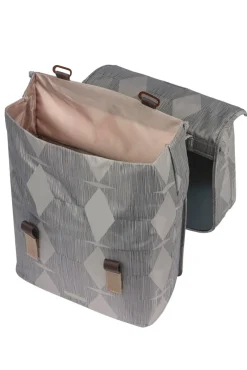 BASIL Doppelpacktasche Elegance MIK 2.0, grau