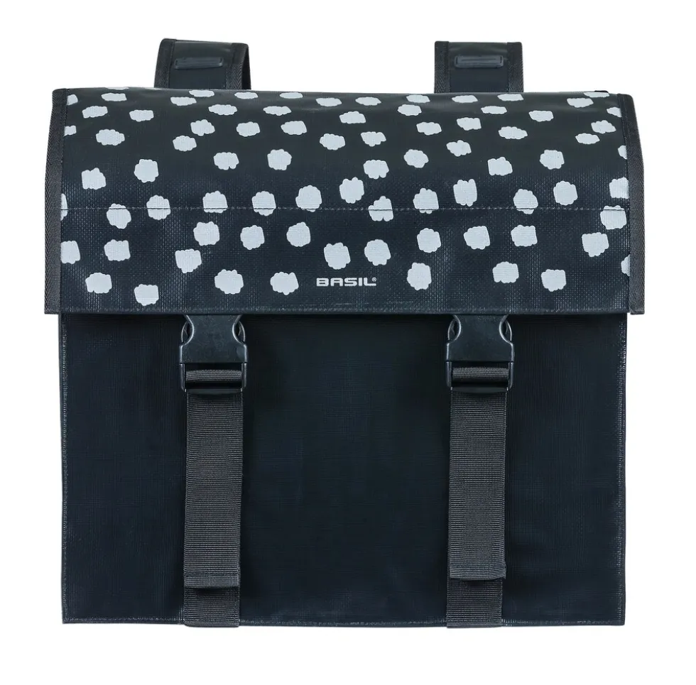 BASIL Doppelpacktasche "Urban Load",schwarz/weiß