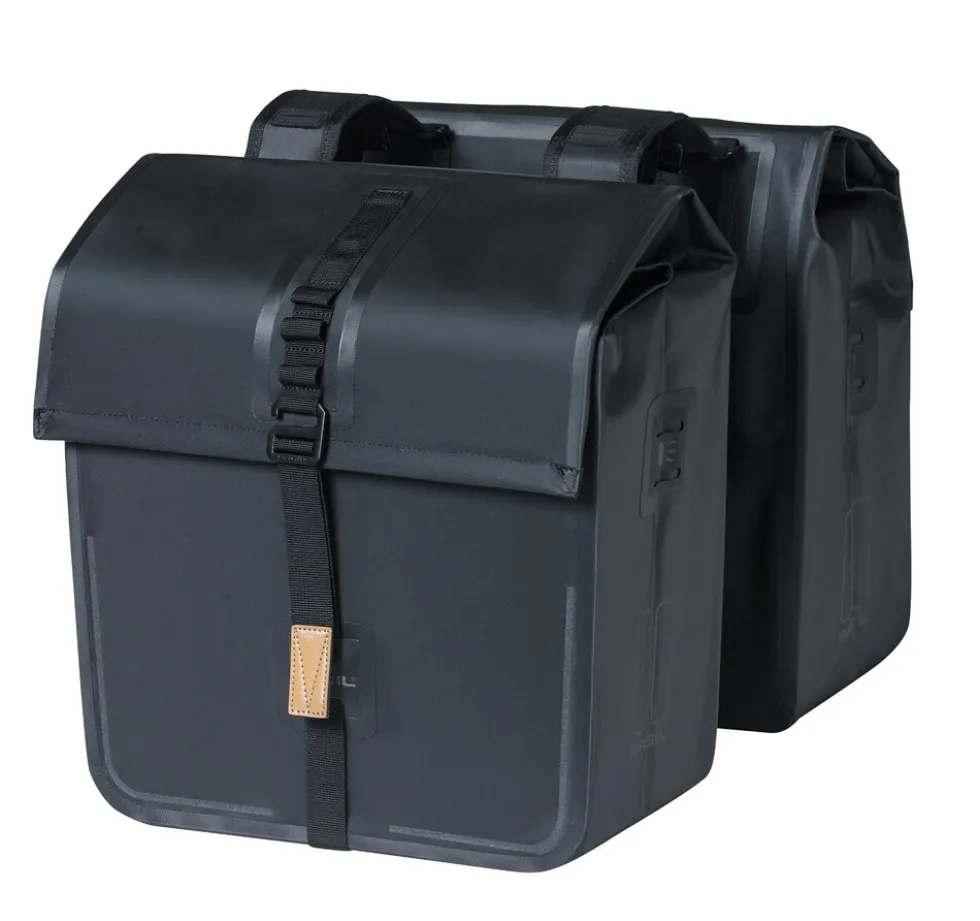 BASIL Fahrrad- Doppelpacktasche Urban Dry, matt black