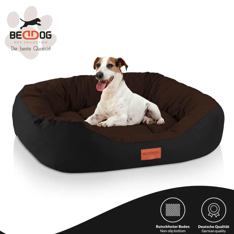 BedDog Hundebett Grosse Hunde Hundekissen Hundekorb Ovales Hundekörbchen