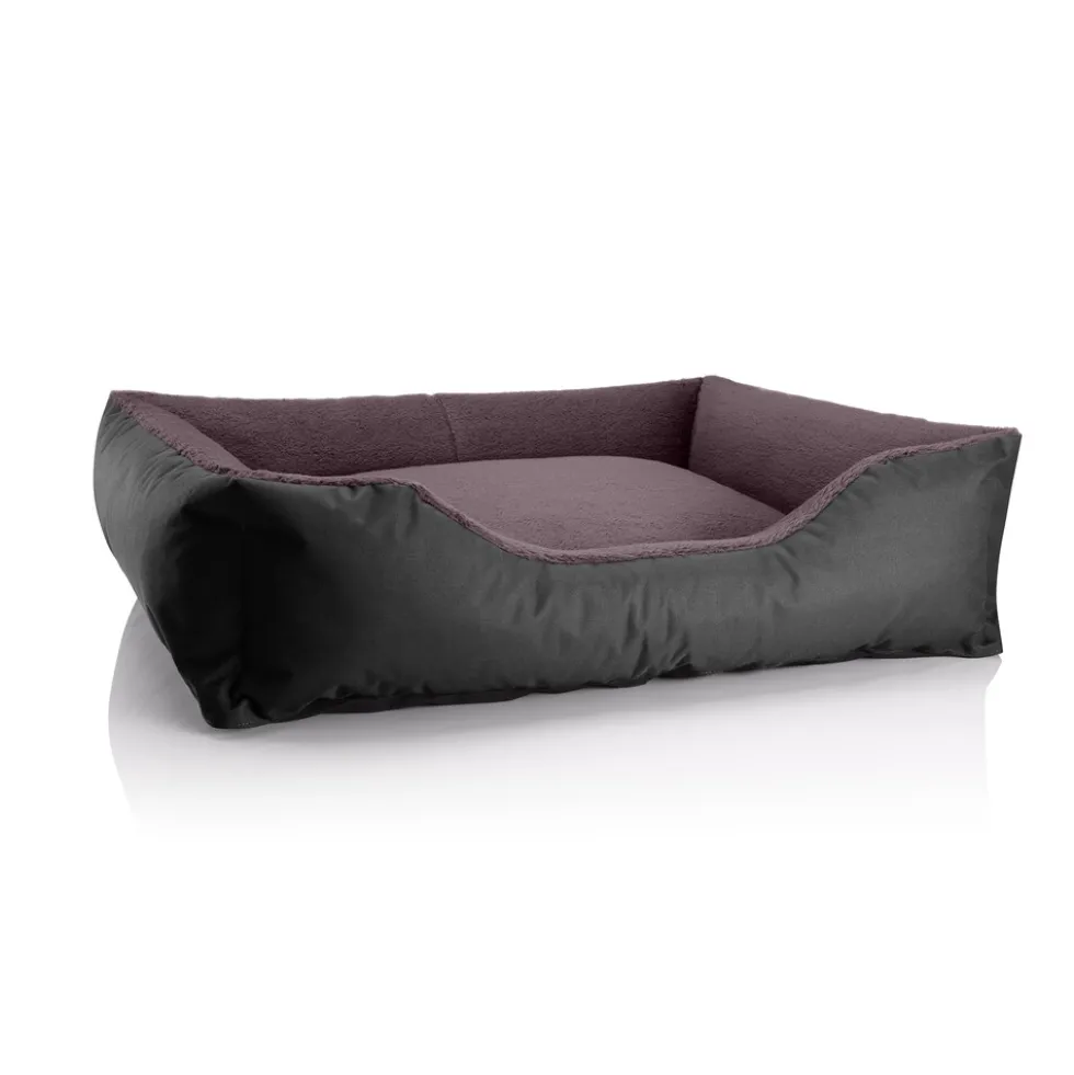 BedDog Hundebett TEDDY Hundesofa waschbares Hundebett mit Rand Hundekissen