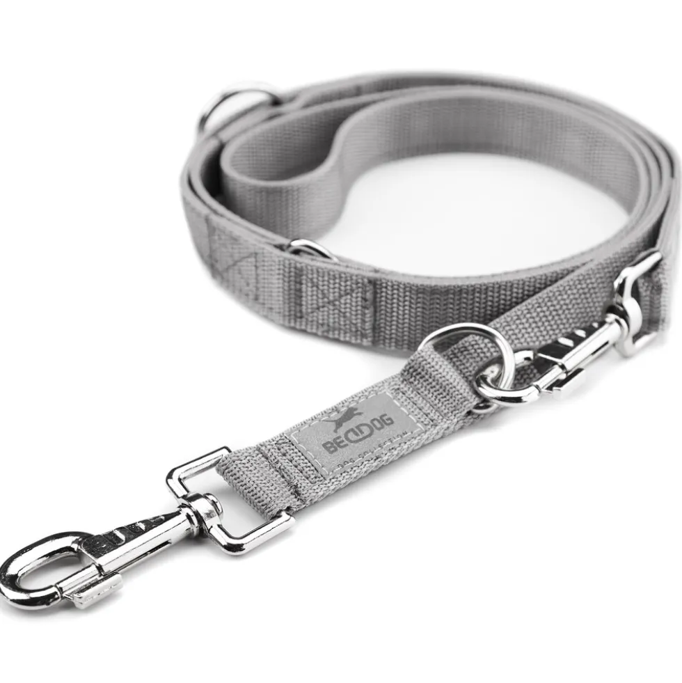 BedDog Hundeleine SPIKE verstellbar in 3 Längen Führleine, Laufleine