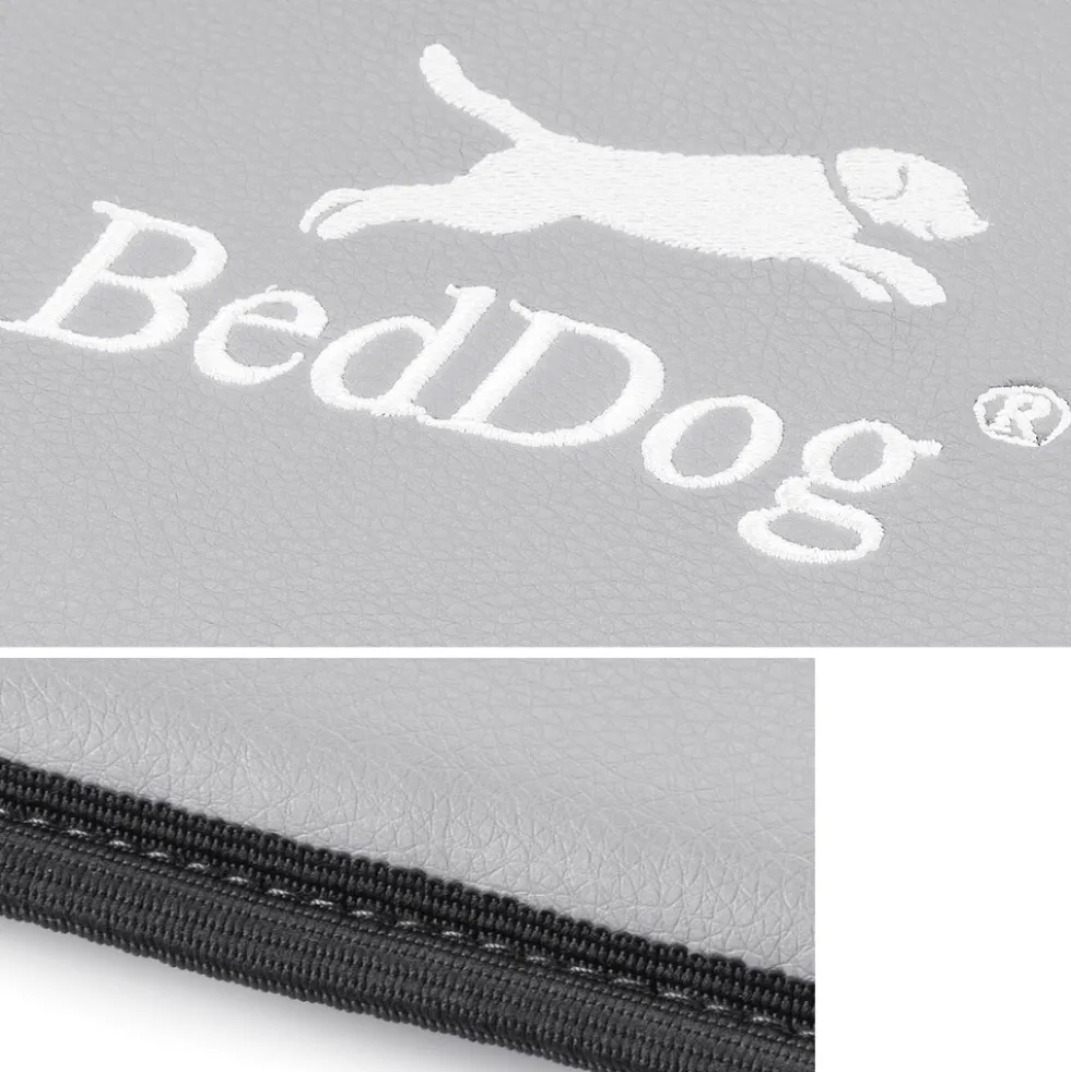 BedDog Hundematte POLLY Hundekissen Haustier-Unterlage aus Kunstleder