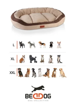 BedDog PRINS PREMIUM Hundebett aus strapazierfähigem Alicante-Gewebe