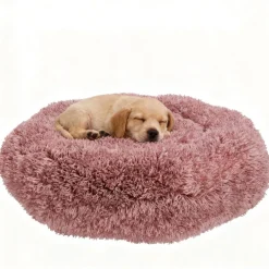BENNO® Hundebett BALU Donut 50x50x16 cm, waschbar, rutschfest, Polyester, Polypropylen-Füllung, inkl. Kauknochen