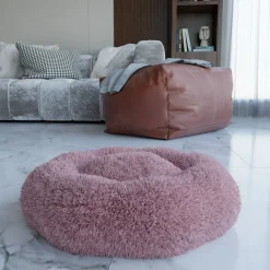 BENNO® Hundebett BALU Donut 50x50x16 cm, waschbar, rutschfest, Polyester, Polypropylen-Füllung, inkl. Kauknochen