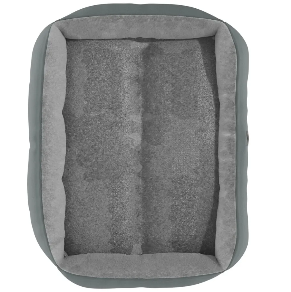 BENNO® Hundebett SAMMY 80x65x17 cm, quadratisch, Polyester, rutschfest, inkl. Kauknochen