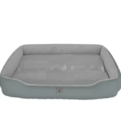 BENNO® Hundebett SAMMY 95x75x18 cm, quadratisch, Polyester, maschinenwaschbar, rutschfest, inkl. Kauknochen