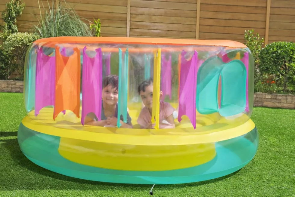 Bestway Hüpfburg BounceJam Kinder Indoor Outdoor 180cm Springburg Hüpfmatte