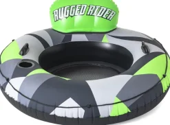 Bestway 43280 Schwimmring Rugged Rider I Ø135cm mit Lehne Getränkehalter Mesh