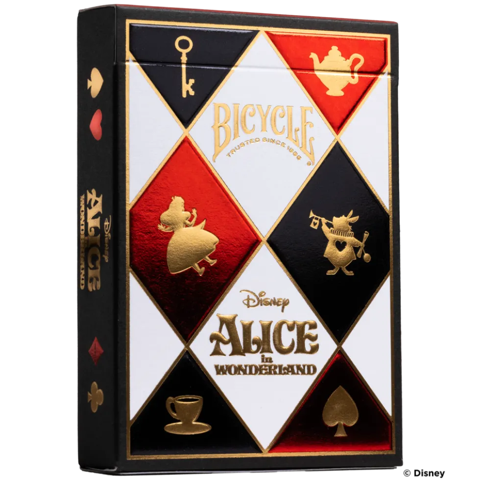 Bicycle® Kartendeck - Disney Alice in Wonderland Kartenspiel Spielkarten Pokerkarten Single Deck