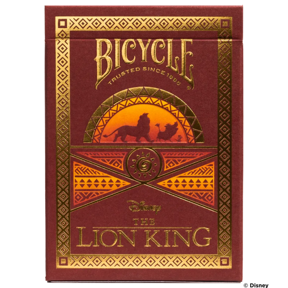 Bicycle® Kartendeck - Disney Lion King Kartenspiel Spielkarten Pokerkarten König der Löwen Single Deck