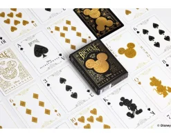 Bicycle® Kartendeck - Disney Mickey Mouse Black and Gold Kartenspiel Spielkarten Pokerkarten Single Deck