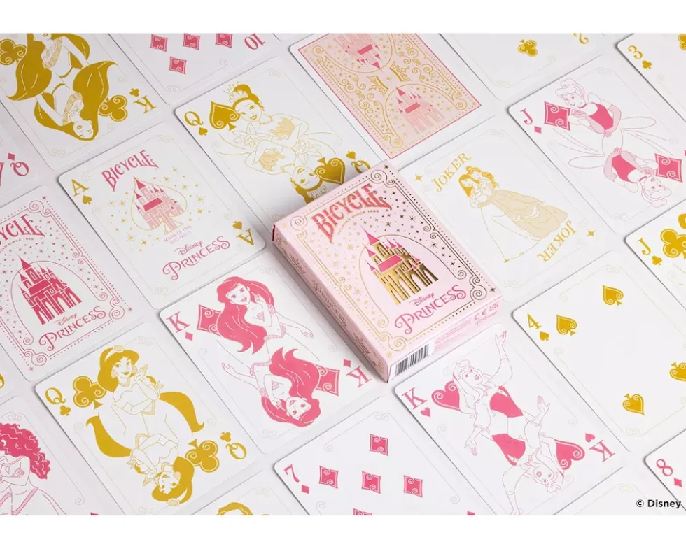 Bicycle® Kartendeck - Disney Princess (pink) Kartenspiel Spielkarten Pokerkarten Single Deck