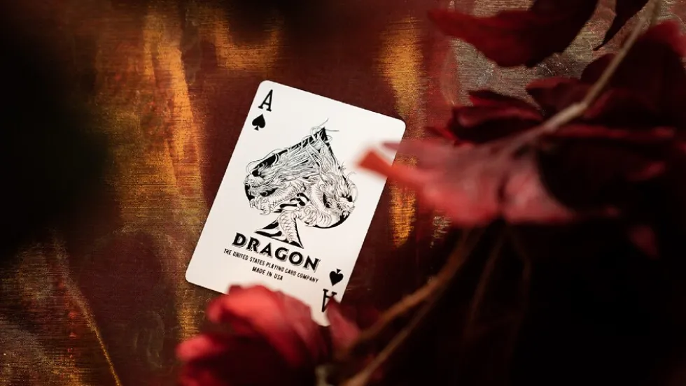 Bicycle® Kartendeck - Red Dragon Kartenspiel Spielkarten Pokerkarten Single Deck