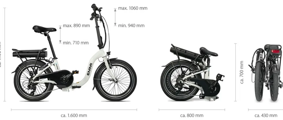 Blaupunkt EMMI 20 Zoll Falt-E-Bike