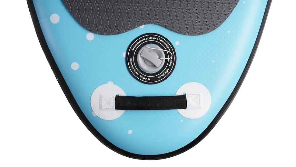 Bluemarina SUP Board Moana, aufblasbar mit Doppelkolben-Pumpe, Paddel, Rucksack, 5J Garantie (Classic 2.0, 325x86x15cm / 10'8")