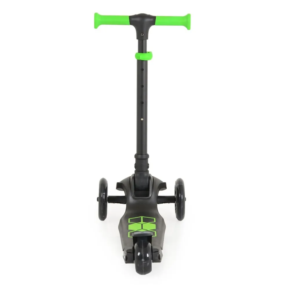 Byox Kinderroller Lamborghini 3 Räder klappbar PU-Räder ABEC-7 LED-Räder Bremse grün
