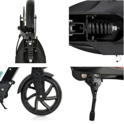 Byox Kinderroller Plexus klappbar Bremse Stoßdämpfer Flaschenhalter bis 100 kg black