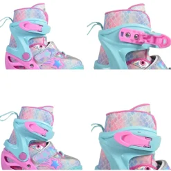 Byox Rollschuhe Ariel, leuchtende PU-Rollen, ABEC-5 Lager, Größe L (38-41)